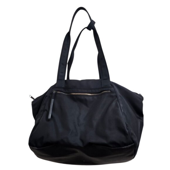 Lululemon Athletica Free to Be Sports Bag Duffle Luggage Gym Tote Black Yoga - Picture 4 of 16